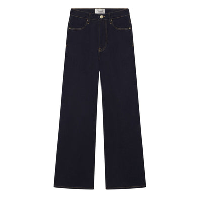 Frame Chic Blue Le Slim Palazzo Denim Jeans Size 27
