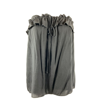 Milly Ruffled Black April Top Size 2