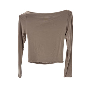 Ser.O.Ya Draped Tan Artemis Top Size M