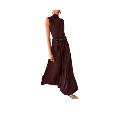Ulla Johnson 'Gemma' Purple Wool Dress Size P