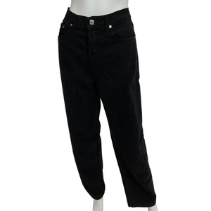 Grlfrnd Classic Black Bella Low Rise Boyfriend Denim Jeans Size 27 NWT