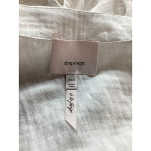 Cinq à Sept Tiered White Torey Dress Size XS / S