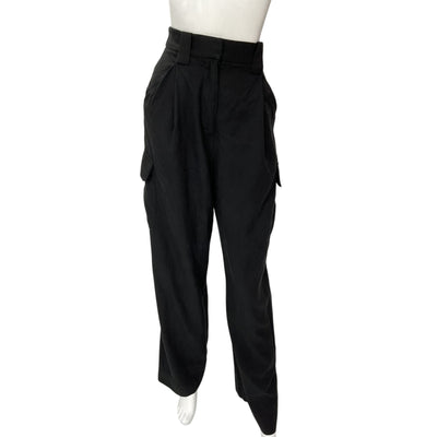 Shona Joy Utility Relaxed Black Sara Cargo Pants Size AU 8/US 4