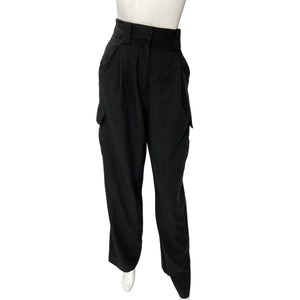 Shona Joy Utility Relaxed Black Sara Cargo Pants Size AU 8/US 4