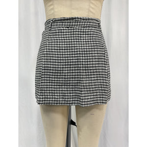 Reformation 'Rory' Black Linen Skirt Size 2