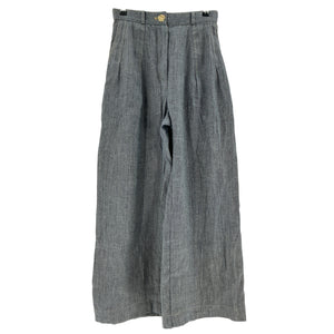 Matthew Bruch Tailored Gray Button Pleated Size 2 Pants