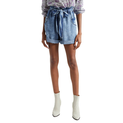 Isabel Marant Tie Waist Blue Pierine Shorts Size 8