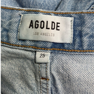 Agolde Relaxed Rank Cooper Cargo Denim Jeans Size 25
