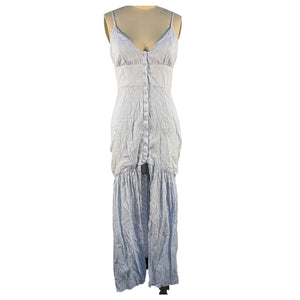Majorelle Embroidered Blue Daniella Maxi Dress Size S
