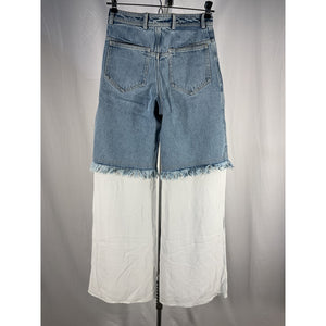 Christopher Esber Avant Garde Blue Deconstructed Spliced Pants Size Aus 4 / US 0