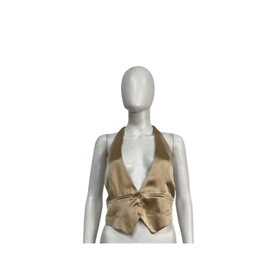 Retrofête 'Andy' Beige Vest Size L - NWT