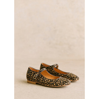 Sézane 'Paula' Brown Leather Ballerinas Flat Size 28
