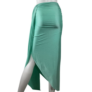 Baobab Draped Turquoise Jasmin Wrap Skirt Size S