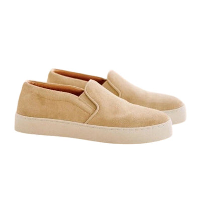 Sézane Suede Beige Theo Sneakers Size 8