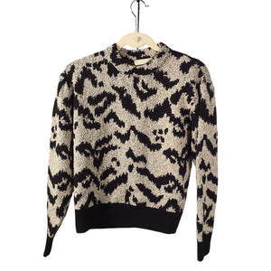 Ulla Johnson Textured Onyx Nalla Pullover Size S Sweater
