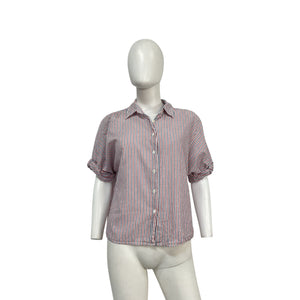 Xirena 'Teddy' Blue Cotton Shirt Size XS