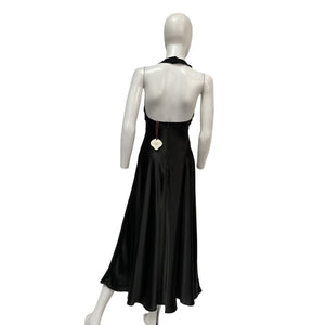Mirror Palais 'Halter' Black Silk Ballet Dress Size XS - NWT