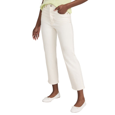 Pistola Classic Cream Cassie Crop Denim Jeans Size 25