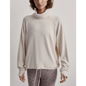 Varley 'Portland' White Stretch-Jersey Sweater Size S