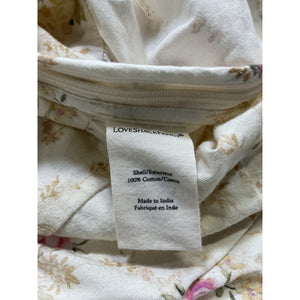 LoveShackFancy Floral Pink Parasail Tayshia Blouse Size XS