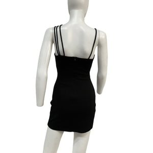 Michael Costello Cutout Black Morgan Mini Dress Size XS