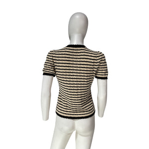 Dôen 'Brandie' Beige Cotton Top Size S