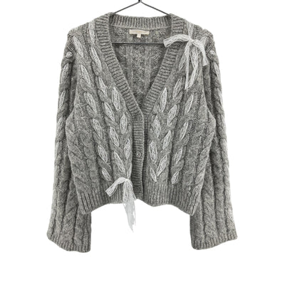 Loveshackfancy Cozy Silver Mist Louella Cardigan Size XL