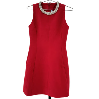 Hill House Home Embellished Red Parker Dress Size XXS