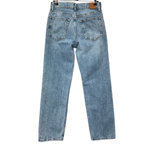 Anine Bing Distressed Blue Benson Denim Jeans Size 26
