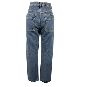 Agolde Utility Blue Cooper Cargo Denim Jeans Size 26