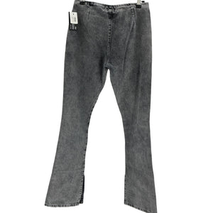 16Arlington High Rise Flared Charcoal Maroa Denim Jeans Size 6 NWT