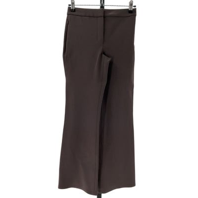 Theory Tailored Brown Kick Trousers Size 00