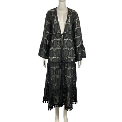 Alexis Sheer Lace Noire Josefine Dress Size XS