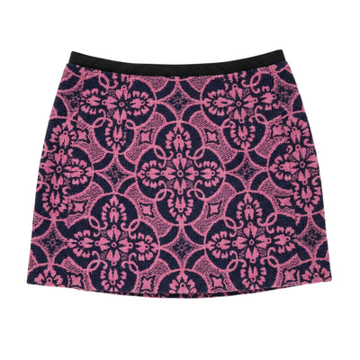 Marine Serre Textured Magenta Jacquard Towel Skirt Size 34 FR / US 2