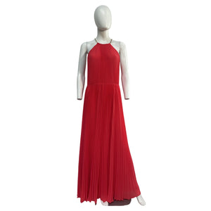 Michael by Michael Kors Red Crepe Maxi Dress Size M - NWT