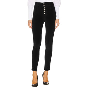 Veronica Beard Sleek Black Debbie High Rise Skinny Denim Jeans Size 31