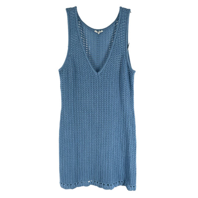 Tularosa Crochet Blue Cyrus Dress Size L