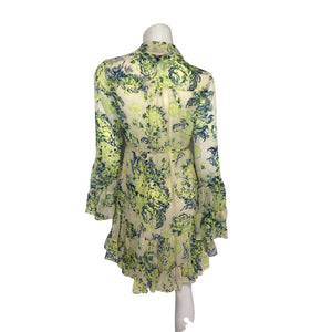Cinq à Sept Floral Light Plaster Multi Lyra Dress Size 0