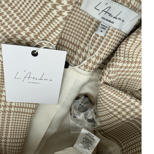 L'Academie Tailored Beige Abigail Blazer Size M
