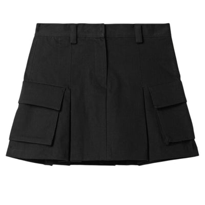 The Frankie Shop Pleated Black Audrey Mini Skirt Size XS