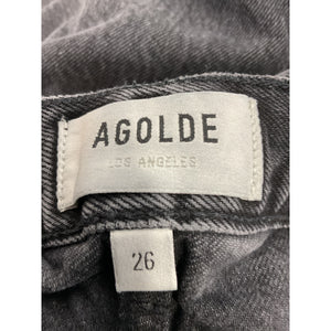 Agolde Distressed Shutter 90s Crop Denim Jeans Size 26