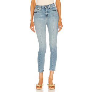 Simkhai 'Rae' Blue High Rise Ankle Skinny Denim Jean Size 25