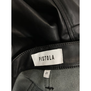 Pistola Sleek Slate Black Alice Utility Skirt Size 27 NWT