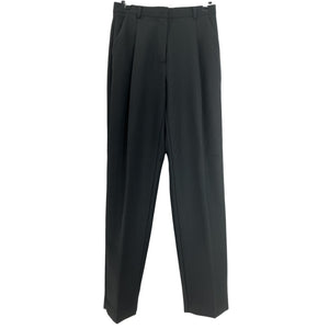 St. Agni Refined Black Tailored Pleat Pants Size XS