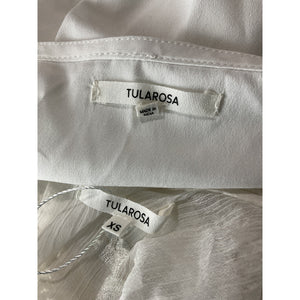 Tularosa Embroidered White Emmeline Dress Size XS