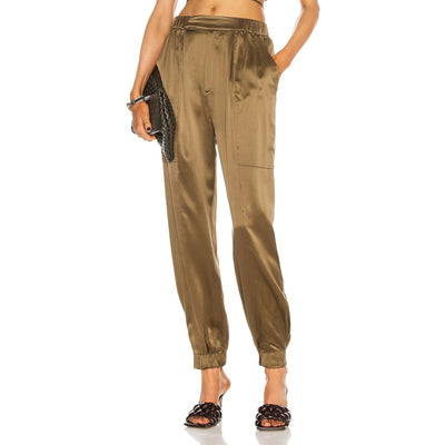 Nicholas Silky Khaki Neha Pants Size 4