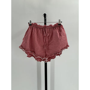 Dôen 'Luella' Red Cotton Short Size S