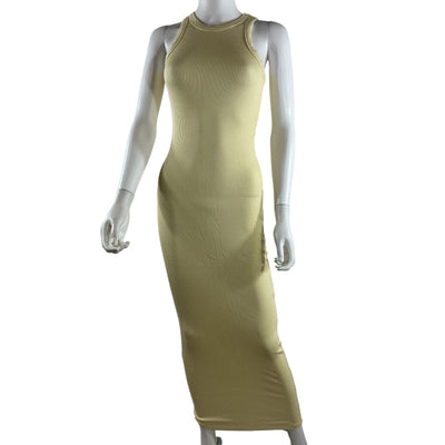 Sprwmn Ribbed Butter Racer Maxi Dress Size XS