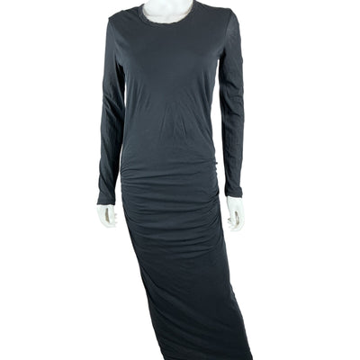 James Perse Cotton Jersey Black Maxi Dress Size 2