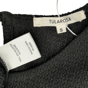 Tularosa Ruffled Black Selma Dress Size S